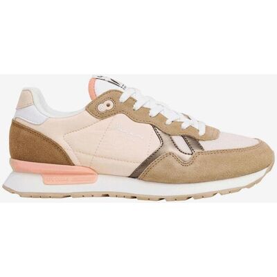 Pepe Jeans Brit Camp Damen Sneaker braun/rosa - 36 female Pepe Jeans Brit Camp Damen Sneaker braun/rosa - 36 female