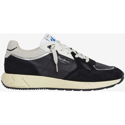 Pepe Jeans Marlon Divided Sneaker schwarz/cremeweiß - 46 male Pepe Jeans Marlon Divided Sneaker schwarz/cremeweiß - 46 male
