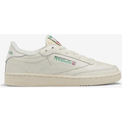 Reebok Club C 85 Vintage Damen Sneaker cremeweiß/grün - 38 female Reebok Club C 85 Vintage Damen Sneaker cremeweiß/grün - 38 female