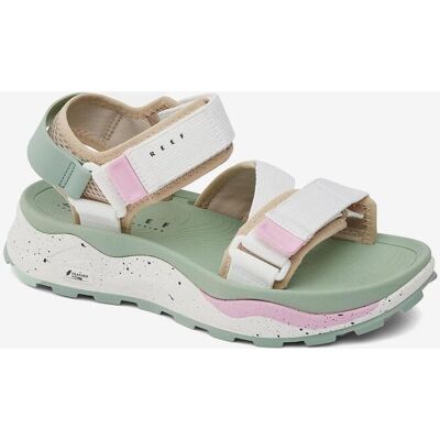 Reef Cross Shore Damen Sandalen grün/rosa/weiß - 37.5 female Reef Cross Shore Damen Sandalen grün/rosa/weiß - 37.5 female
