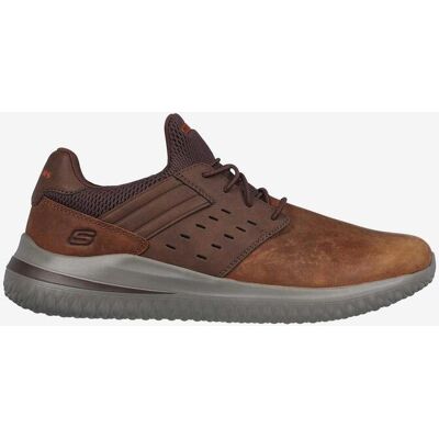 Skechers Delson 3.0 Ezra Sneaker braun/grau - 45 male Skechers Delson 3.0 Ezra Sneaker braun/grau - 45 male