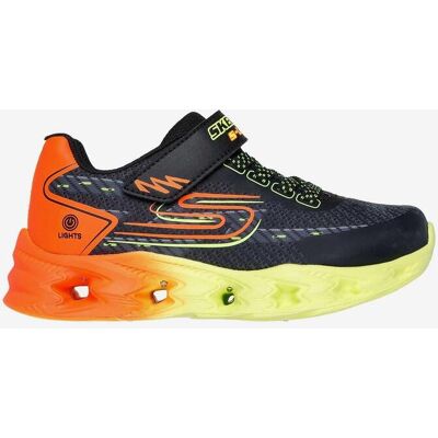 Skechers S-Lights: Vortex 2.0 - Quantroid Kinder Sneaker schwarz/orange - 31 male Skechers S-Lights: Vortex 2.0 - Quantroid Kinder Sneaker schwarz/orange - 31 male