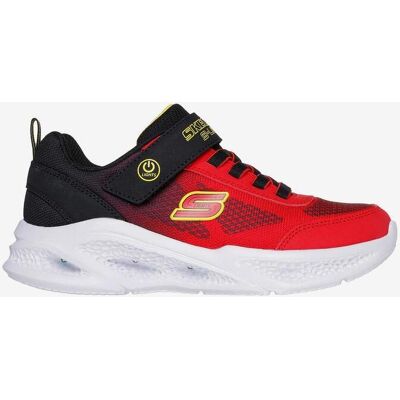 Skechers Meteor-Lights Krendox Kinder Sneaker rot/schwarz - 35.5 male Skechers Meteor-Lights Krendox Kinder Sneaker rot/schwarz - 35.5 male