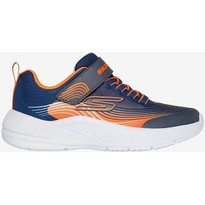 Skechers Microspec Advance Jungen Sneaker marineblau/orange - 35.5 male Skechers Microspec Advance Jungen Sneaker marineblau/orange - 35.5 male