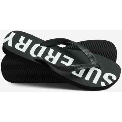 Superdry Code Core Sport Flip-Flops schwarz/weiß - M male Superdry Code Core Sport Flip-Flops schwarz/weiß - M male