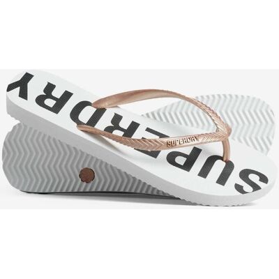 Superdry Code Core Sport Damen Flip-Flops weiß/schwarz - S female Superdry Code Core Sport Damen Flip-Flops weiß/schwarz - S female