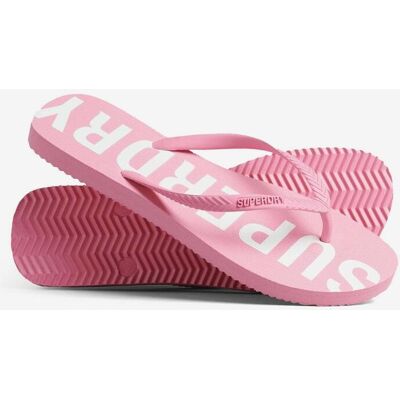 Superdry Code Core Sport Damen Flip-Flops rosa/weiß - S female Superdry Code Core Sport Damen Flip-Flops rosa/weiß - S female