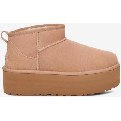 UGG Classic Burnt Ultra Plataform Damen Stiefel hellbraun - 40 female UGG Classic Burnt Ultra Plataform Damen Stiefel hellbraun - 40 female