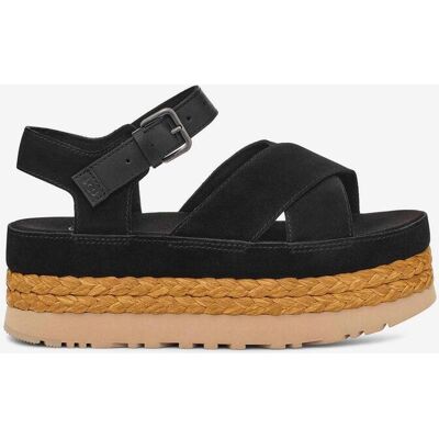 UGG Aubrey Ankle Damen Sandalen schwarz/braun - 41 female UGG Aubrey Ankle Damen Sandalen schwarz/braun - 41 female