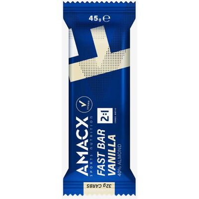 Amacx - Fast Bar - Vanille - 12x45g - Energieriegel Amacx - Fast Bar - Vanille - 12x45g - Energieriegel