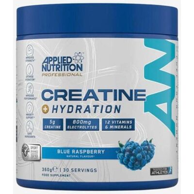 Applied Nutrition Creatine + Hydration Shake blaue Himbeere 360 g Applied Nutrition Creatine + Hydration Shake blaue Himbeere 360 g