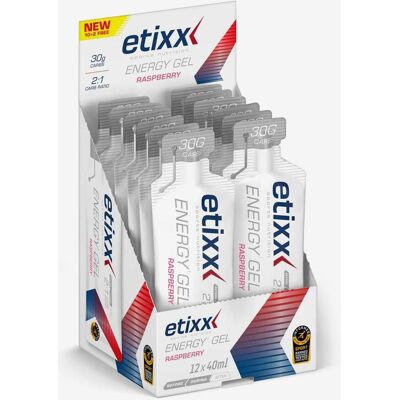 Etixx Energy Gel Geschmack Himbeere (12x40 ml) Etixx Energy Gel Geschmack Himbeere (12x40 ml)
