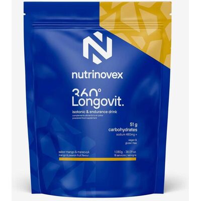 Nutrinovex Longovit 360 Mango-Maracuya Isotonisches Getränk - Sportgetränk Nutrinovex Longovit 360 Mango-Maracuya Isotonisches Getränk - Sportgetränk