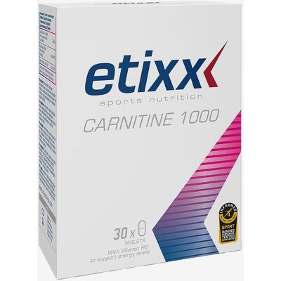 Etixx Carnitine 1000 - Energie & Fettstoffwechsel - 30 Kapseln Etixx Carnitine 1000 - Energie & Fettstoffwechsel - 30 Kapseln