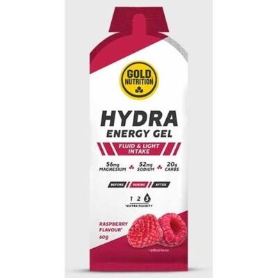 Gold Nutrition Hydra Gel Energiegel Himbeere 60 g (16 Stück) Gold Nutrition Hydra Gel Energiegel Himbeere 60 g (16 Stück)