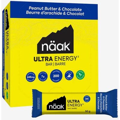 Näak Ultra Energy Erdnussbutter Riegel - Energie Riegel Näak Ultra Energy Erdnussbutter Riegel - Energie Riegel