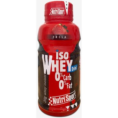 Nutrisport Iso Whey Drink Protein - Hochproteinhalt, Laktosefrei - 12x330ml Nutrisport Iso Whey Drink Protein - Hochproteinhalt, Laktosefrei - 12x330ml