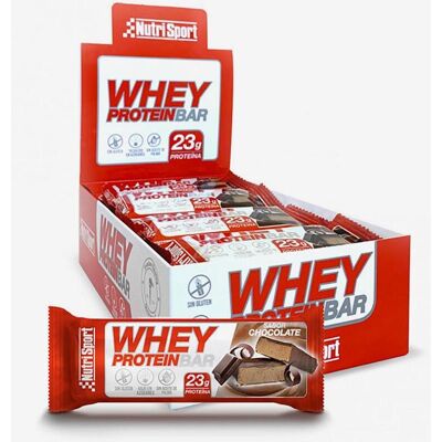 Nutrisport Schokoladen-Whey-Protein-Riegel - 12 x 70g Nutrisport Schokoladen-Whey-Protein-Riegel - 12 x 70g