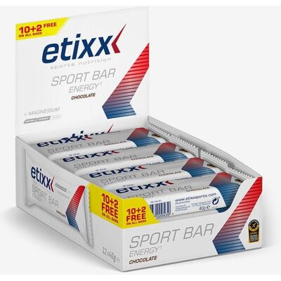 Riegel Etixx Energy Sport Bar Schokolade 40g (12 Stk.) Riegel Etixx Energy Sport Bar Schokolade 40g (12 Stk.)