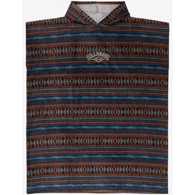 Billabong Mensed Poncho blau orange unisex Billabong Mensed Poncho blau orange unisex