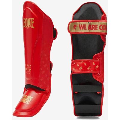 Leone 1947 DNA Gel Schienbeinschoner rot gold - S unisex Leone 1947 DNA Gel Schienbeinschoner rot gold - S unisex