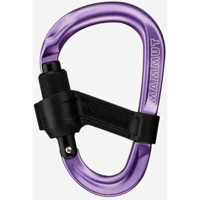 Mammut Smart HMS 2 0 Screwgate Karabiner lila/schwarz Mammut Smart HMS 2 0 Screwgate Karabiner lila/schwarz