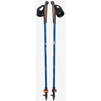 Ternua Leichter Aluminium Nordic Walking Stock - Schwarz/Blau - 85-135cm Ternua Leichter Aluminium Nordic Walking Stock - Schwarz/Blau - 85-135cm
