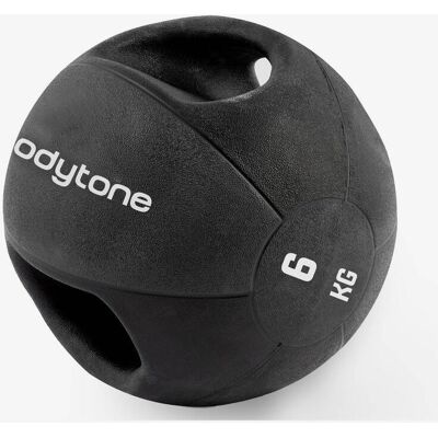 Bodytone 6 kg Medizinball mit Griff rot/schwarz Bodytone 6 kg Medizinball mit Griff rot/schwarz