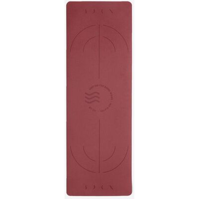 Born Living Yoga Mat Wave Matte 6 mm rubinrot Born Living Yoga Mat Wave Matte 6 mm rubinrot