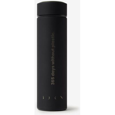 Born Living Yoga 365 Days Thermoflasche 500ml schwarz intensiv Born Living Yoga 365 Days Thermoflasche 500ml schwarz intensiv