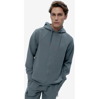 Born Living Yoga Hoodie Sweatshirt blau-grau - S male Born Living Yoga Hoodie Sweatshirt blau-grau - S male