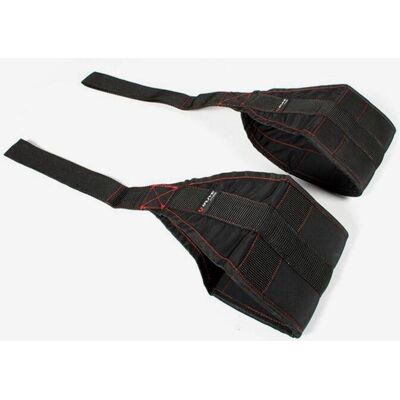 Olive O'LIVE AB Straps Bauchmuskelschlaufen schwarz/rot (Paar) Olive O'LIVE AB Straps Bauchmuskelschlaufen schwarz/rot (Paar)