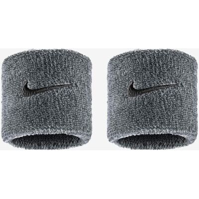 Nike Fitness Nike Swoosh Wristbands grau/dunkelgrau/schwarz (1 Paar) unisex Nike Fitness Nike Swoosh Wristbands grau/dunkelgrau/schwarz (1 Paar) unisex