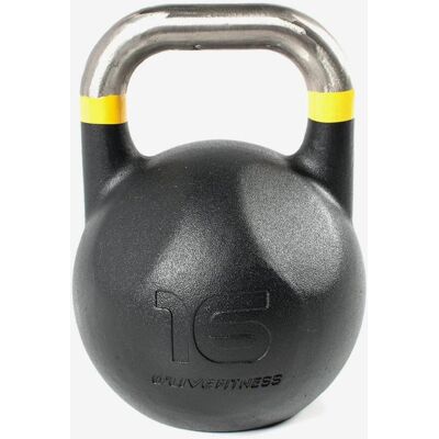 O'live 16 kg Wettkampf Kettlebell - Stahl, Ergonomisch O'live 16 kg Wettkampf Kettlebell - Stahl, Ergonomisch