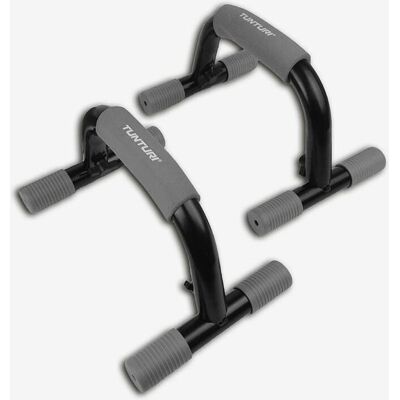 Tunturi Push Up Liegestützgriffe schwarz/grau Tunturi Push Up Liegestützgriffe schwarz/grau