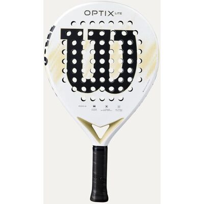 Wilson Optix V2 Lite Padel-Schläger weiß/schwarz/beige unisex Wilson Optix V2 Lite Padel-Schläger weiß/schwarz/beige unisex