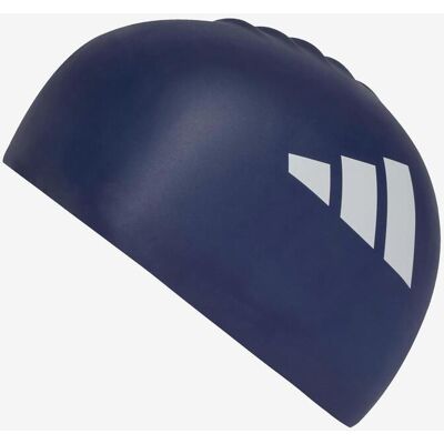 adidas 3-Stripes Schwimmkappe dunkelblau weiß unisex adidas 3-Stripes Schwimmkappe dunkelblau weiß unisex