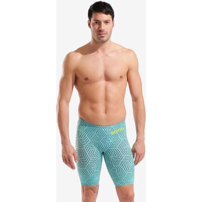 Arena Carbon Air2 Water Maze Powerskin Jammer Badehose blau türkis - 85 male Arena Carbon Air2 Water Maze Powerskin Jammer Badehose blau türkis - 85 male