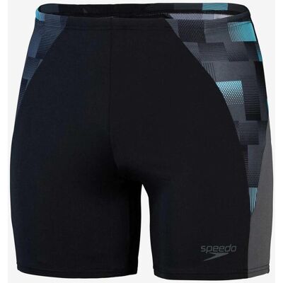 Speedo, Eco End+ Max Splice Mid Jammer, Badehose, schwarz blau - 26 male Speedo, Eco End+ Max Splice Mid Jammer, Badehose, schwarz blau - 26 male