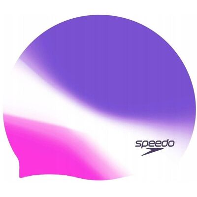Speedo Multi Color Silicone Badekappe lila/rosa unisex Speedo Multi Color Silicone Badekappe lila/rosa unisex
