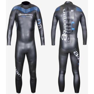 Aquaman DNA Neoprenanzug 2024 schwarz/grau/blau - S male Aquaman DNA Neoprenanzug 2024 schwarz/grau/blau - S male