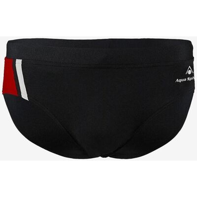 Aqua Sphere Arkos 2 Brief Schwimmhose schwarz/rot/weiß - 65 male Aqua Sphere Arkos 2 Brief Schwimmhose schwarz/rot/weiß - 65 male