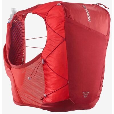 Salomon Active Skin 12 rotes/orangeständiges Trinkweste - XS male Salomon Active Skin 12 rotes/orangeständiges Trinkweste - XS male