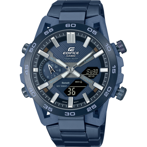 CASIO EDIFICE Uhr ECB-2000CB-2A   Unisex   Blau, Hellblau unisex
