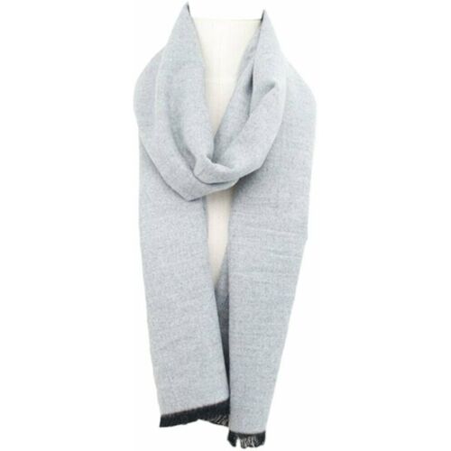 Antonio World Fashion Winter Herren Schal ''Herringbone'' » Soft Cashmera Herrenschal   Winterschal 180x30 cm - Hellgrau