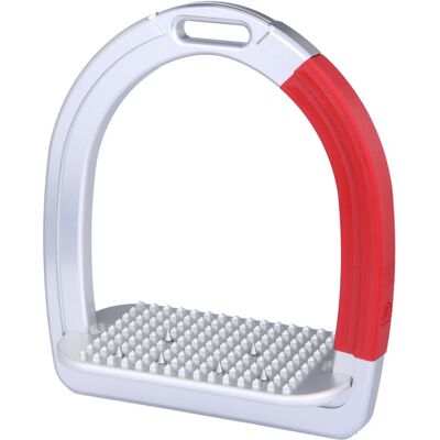 Aluminium Sicherheitssteigbügel schräg mit Spitzen Alfa Jump Safety2 Silber L Aluminium Sicherheitssteigbügel schräg mit Spitzen Alfa Jump Safety2 Silber L
