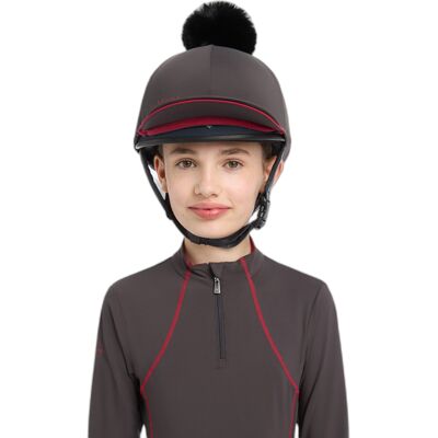 Toque für Reithelm Damen LeMieux Pippa Schwarz TU Toque für Reithelm Damen LeMieux Pippa Schwarz TU