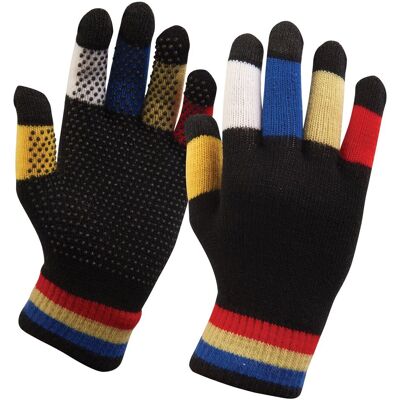 Reithandschuhe mit Knopfgriff Dublin Magic Schwarz TU Reithandschuhe mit Knopfgriff Dublin Magic Schwarz TU