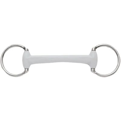 Rechtes olivfarbenes Gebiss für Pferde Beris Argenté 130 mm Rechtes olivfarbenes Gebiss für Pferde Beris Argenté 130 mm