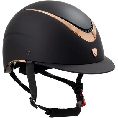 Reithelm mit glänzendem Bezug Equestro Noir L (58/60 cm) Reithelm mit glänzendem Bezug Equestro Noir L (58/60 cm)